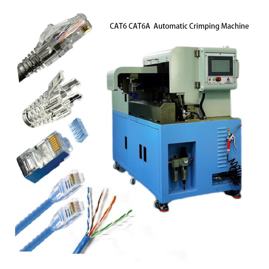 Автоматический станок для обжима коннекторов RJ (CAT6A) WPM-CAT6A