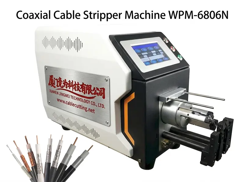 Coaxial Cable Stripping Machine WPM-6806-N with Video Guide