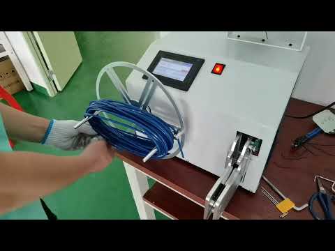 Реальное видео: станок для намотки и обвязки пластиковой стальной проволоки (Winding and Tying)