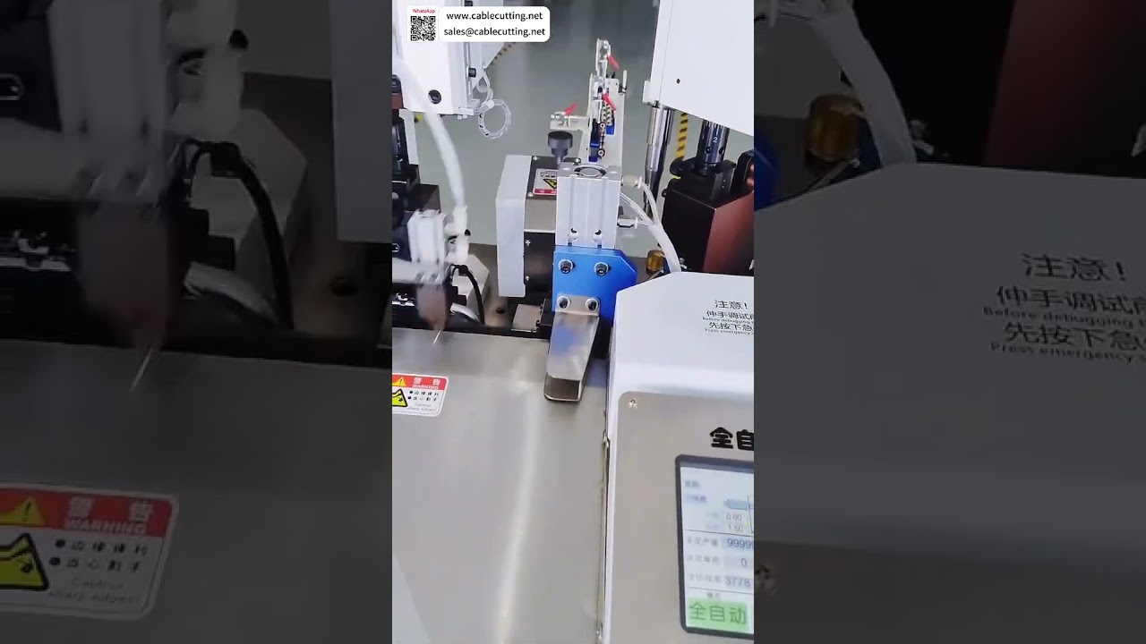 Полностью автоматический двухголовочный станок для обжима клемм с CFM для провода AWG28 и автожгутов