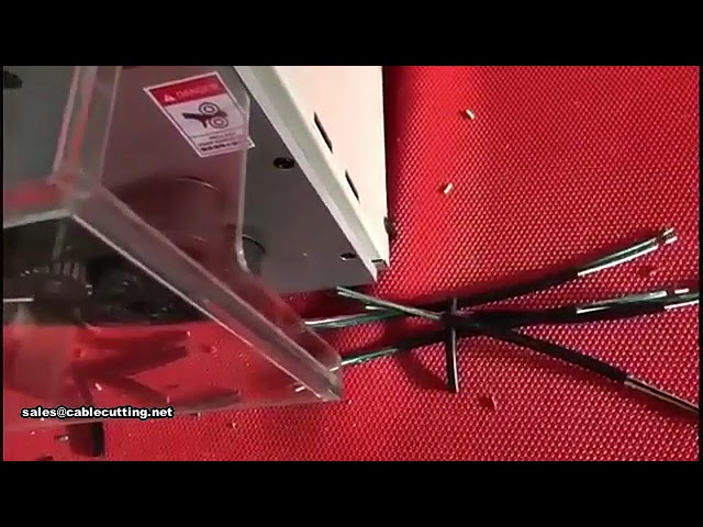 Полностью автоматический станок для резки и зачистки многожильных проводов (внешняя оболочка и внутренние жилы)