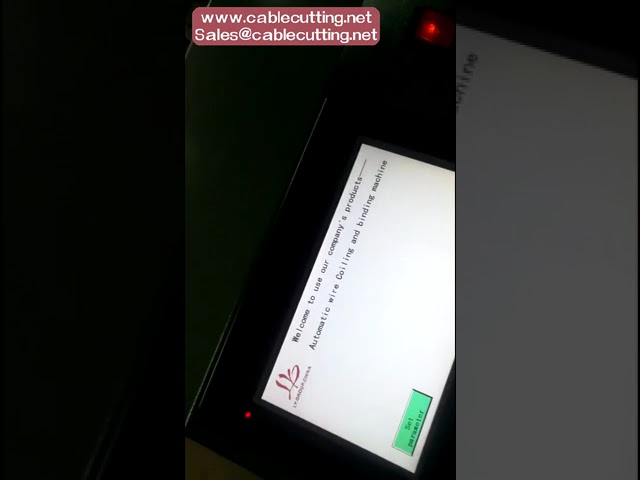 Полуавтоматический станок для намотки и связывания проводов с сенсорным экраном 220В/110В