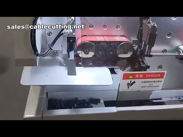 Мощный станок для зачистки квадратного провода: резка, зачистка и обжим | Промышленное оборудование