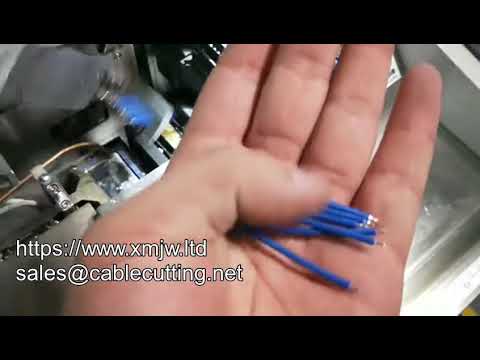 Автоматическая машина для резки, зачистки и скручивания USB-кабелей, проводов и зарядных кабелей