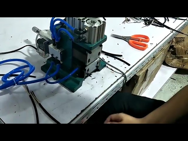 Компактный пневматический станок для зачистки проводов 3F — электрический инструмент для снятия изоляции