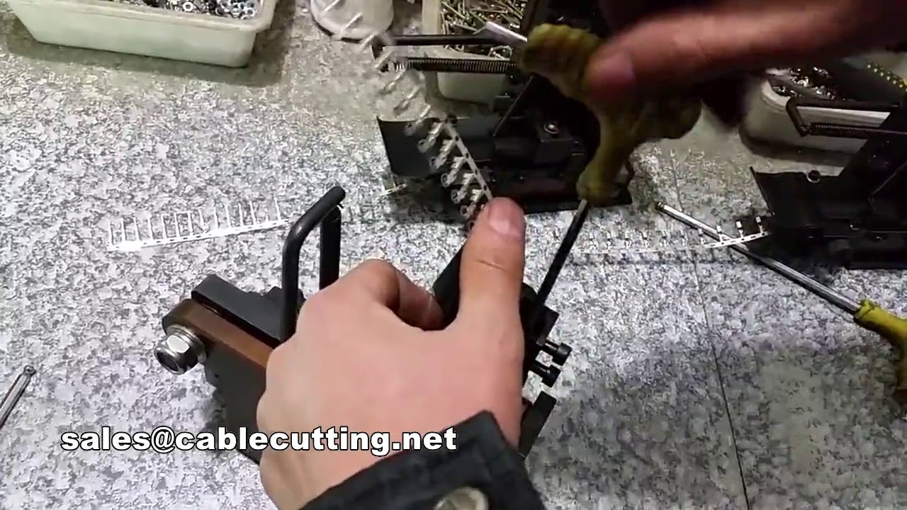 Настройка и установка аппликатора горизонтального обжимного станка для клемм: пошаговое видео