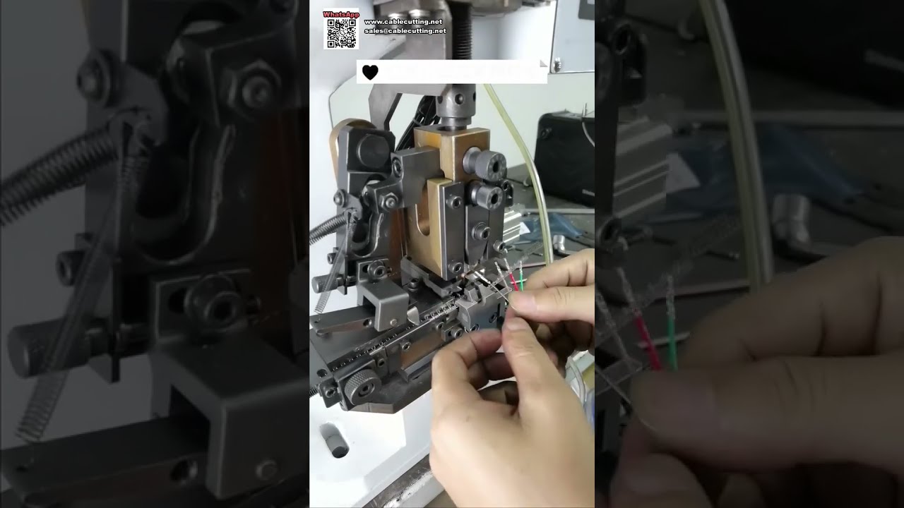Станок горизонтальной зачистки и опрессовки для клемм Dupont — обработка провода 2 в 1
