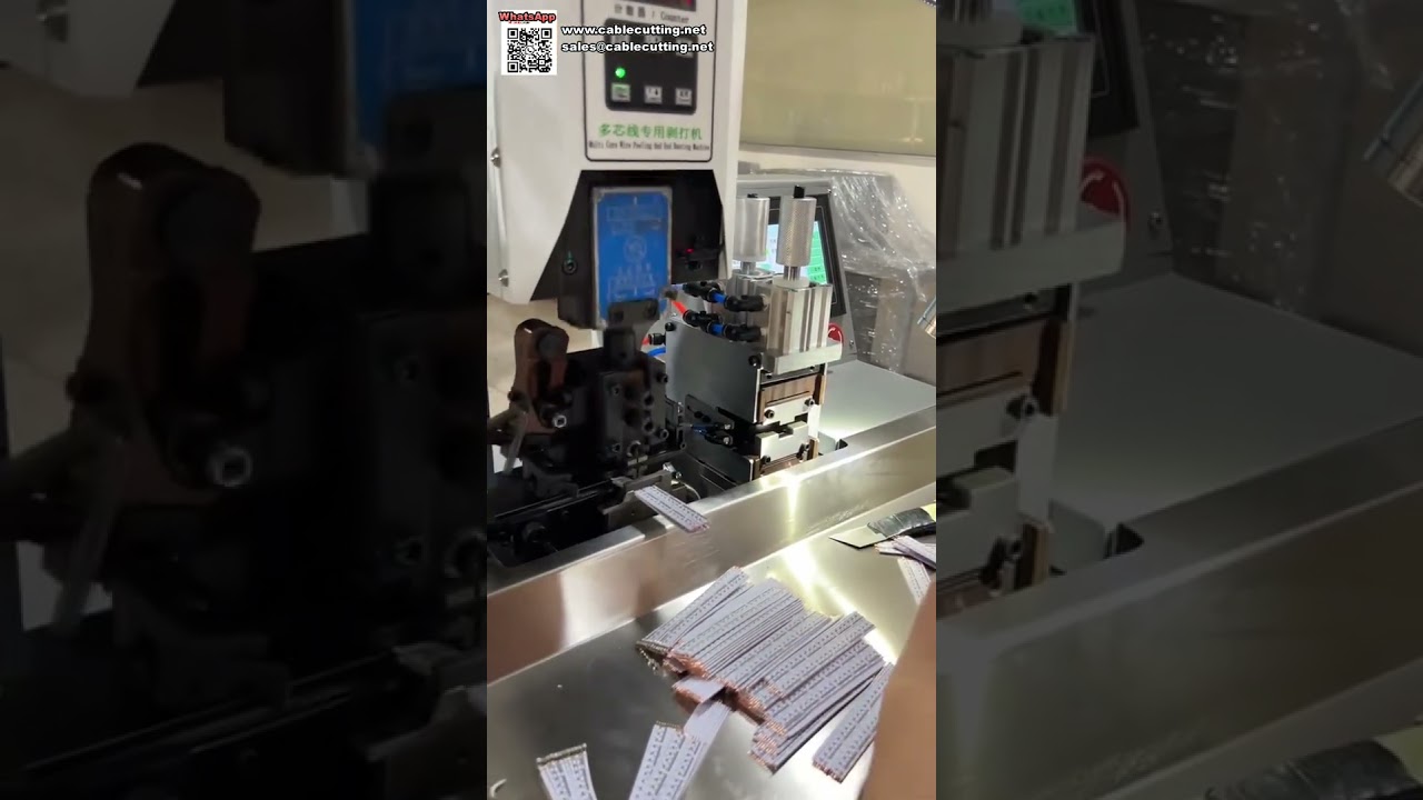 Универсальная машина для сращивания и опрессовки плоского ленточного кабеля