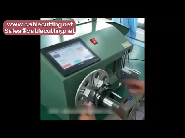 Полуавтоматический станок для намотки и обвязки проволоки 18-45 с сенсорным управлением среднего типа