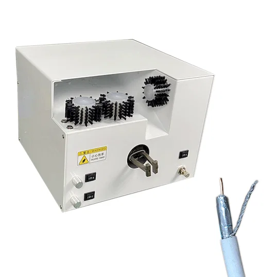 Станок для зачистки щеткой и скрутки экранированного провода WPM-192
